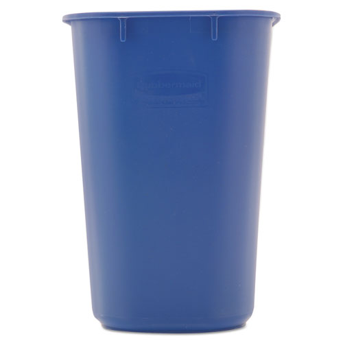 Rubbermaid® Commercial wholesale. Rubbermaid® Small Deskside Recycling Container, Rectangular, Plastic, 13.63 Qt, Blue. HSD Wholesale: Janitorial Supplies, Breakroom Supplies, Office Supplies.