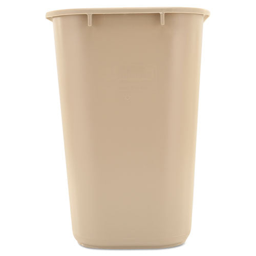 Rubbermaid® Commercial wholesale. Rubbermaid® Deskside Plastic Wastebasket, Rectangular, 7 Gal, Beige. HSD Wholesale: Janitorial Supplies, Breakroom Supplies, Office Supplies.