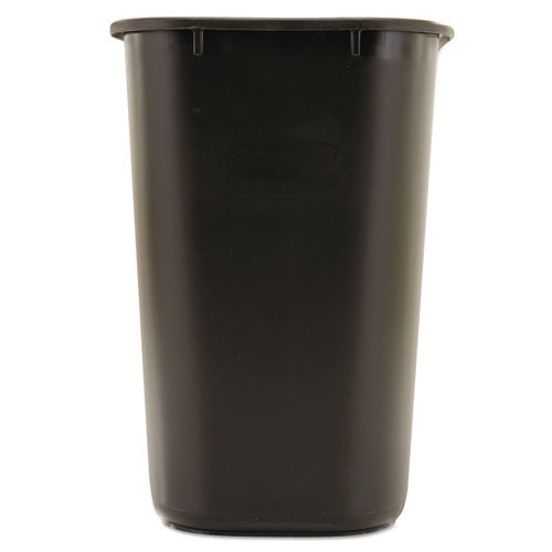 Rubbermaid® Commercial wholesale. Rubbermaid® Deskside Plastic Wastebasket, Rectangular, 7 Gal, Black. HSD Wholesale: Janitorial Supplies, Breakroom Supplies, Office Supplies.