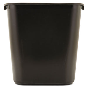 Rubbermaid® Commercial wholesale. Rubbermaid® Deskside Plastic Wastebasket, Rectangular, 7 Gal, Black. HSD Wholesale: Janitorial Supplies, Breakroom Supplies, Office Supplies.