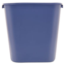 Load image into Gallery viewer, Rubbermaid® Commercial wholesale. Rubbermaid® Medium Deskside Recycling Container, Rectangular, Plastic, 28.13 Qt, Blue. HSD Wholesale: Janitorial Supplies, Breakroom Supplies, Office Supplies.