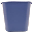 Rubbermaid® Commercial wholesale. Rubbermaid® Medium Deskside Recycling Container, Rectangular, Plastic, 28.13 Qt, Blue. HSD Wholesale: Janitorial Supplies, Breakroom Supplies, Office Supplies.