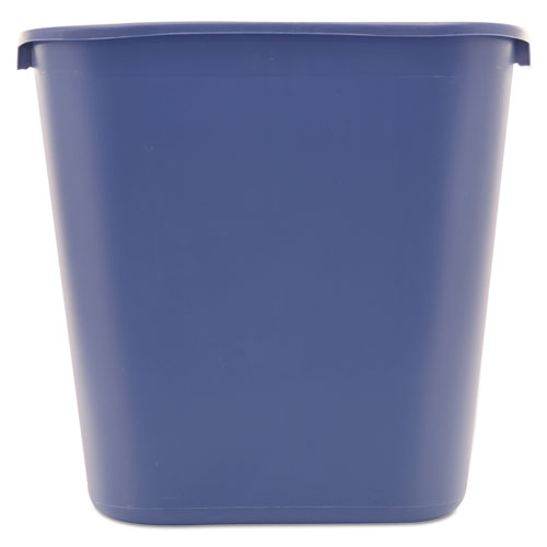 Rubbermaid® Commercial wholesale. Rubbermaid® Medium Deskside Recycling Container, Rectangular, Plastic, 28.13 Qt, Blue. HSD Wholesale: Janitorial Supplies, Breakroom Supplies, Office Supplies.