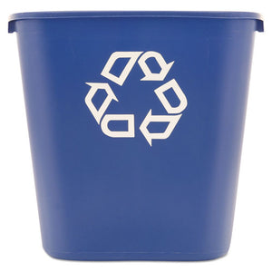 Rubbermaid® Commercial wholesale. Rubbermaid® Medium Deskside Recycling Container, Rectangular, Plastic, 28.13 Qt, Blue. HSD Wholesale: Janitorial Supplies, Breakroom Supplies, Office Supplies.