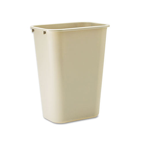 Rubbermaid® Commercial wholesale. Rubbermaid® Deskside Plastic Wastebasket, Rectangular, 10.25 Gal, Beige. HSD Wholesale: Janitorial Supplies, Breakroom Supplies, Office Supplies.