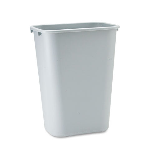 Rubbermaid® Commercial wholesale. Rubbermaid® Deskside Plastic Wastebasket, Rectangular, 10.25 Gal, Gray. HSD Wholesale: Janitorial Supplies, Breakroom Supplies, Office Supplies.