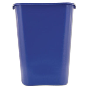 Rubbermaid® Commercial wholesale. Rubbermaid® Large Deskside Recycle Container With Symbol, Rectangular, Plastic, 41.25 Qt, Blue. HSD Wholesale: Janitorial Supplies, Breakroom Supplies, Office Supplies.