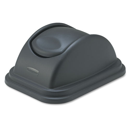 Rubbermaid® Commercial wholesale. Rubbermaid® Rectangular Free-swinging Plastic Lids, Black. HSD Wholesale: Janitorial Supplies, Breakroom Supplies, Office Supplies.