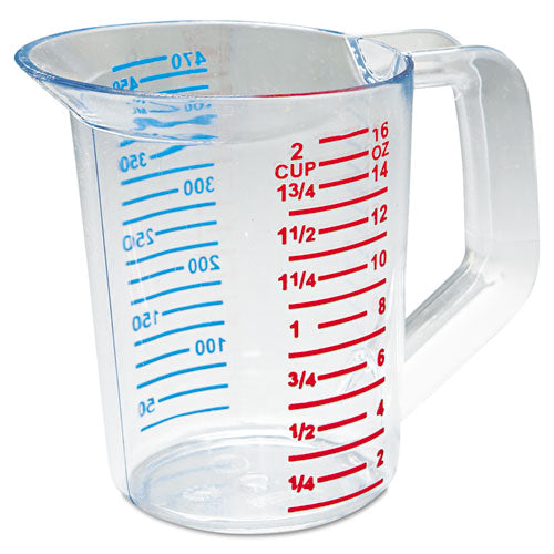 Rubbermaid® Commercial wholesale. Rubbermaid® Bouncer Measuring Cup, 16oz, Clear. HSD Wholesale: Janitorial Supplies, Breakroom Supplies, Office Supplies.
