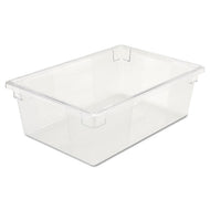 Rubbermaid® Commercial wholesale. Rubbermaid® Food-tote Boxes, 12.5 Gal, 26 X 18 X 9, Clear. HSD Wholesale: Janitorial Supplies, Breakroom Supplies, Office Supplies.