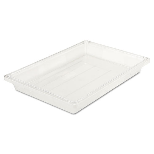 Rubbermaid® Commercial wholesale. Rubbermaid® Food-tote Boxes, 5 Gal, 26 X 18 X 3.5, Clear. HSD Wholesale: Janitorial Supplies, Breakroom Supplies, Office Supplies.