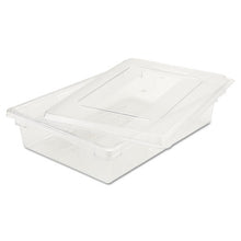 Load image into Gallery viewer, Rubbermaid® Commercial wholesale. Rubbermaid® Food-tote Boxes, 8.5 Gal, 26 X 18 X 6, Clear. HSD Wholesale: Janitorial Supplies, Breakroom Supplies, Office Supplies.