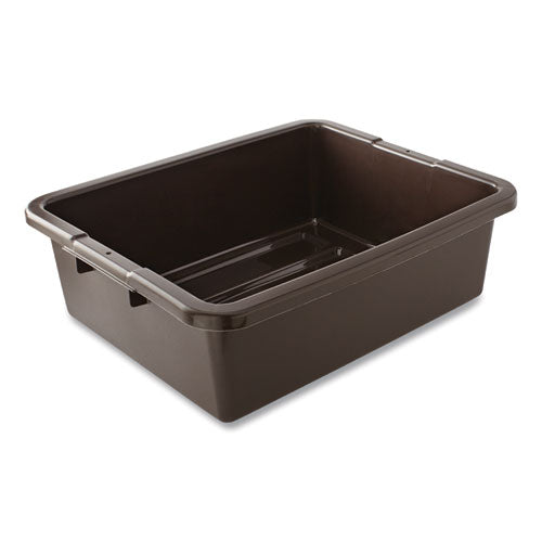 Rubbermaid® Commercial wholesale. Rubbermaid® Bus-utility Box, 17.3" X 7" X 21.5", Brown, 100-carton. HSD Wholesale: Janitorial Supplies, Breakroom Supplies, Office Supplies.