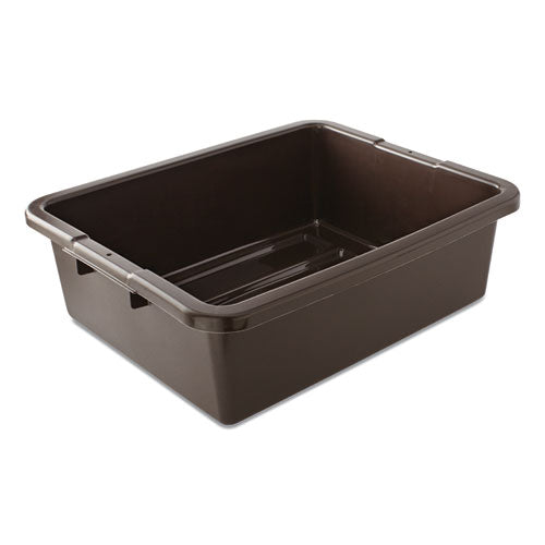 Rubbermaid® Commercial wholesale. Rubbermaid® Bus-utility Box, 17.3" X 7" X 21.5", Brown. HSD Wholesale: Janitorial Supplies, Breakroom Supplies, Office Supplies.