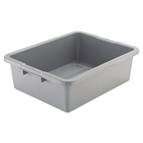 Rubbermaid® Commercial wholesale. Rubbermaid® Bus-utility Box, 7.13 Gal, 21.5" X 17.13" X 7", Gray. HSD Wholesale: Janitorial Supplies, Breakroom Supplies, Office Supplies.