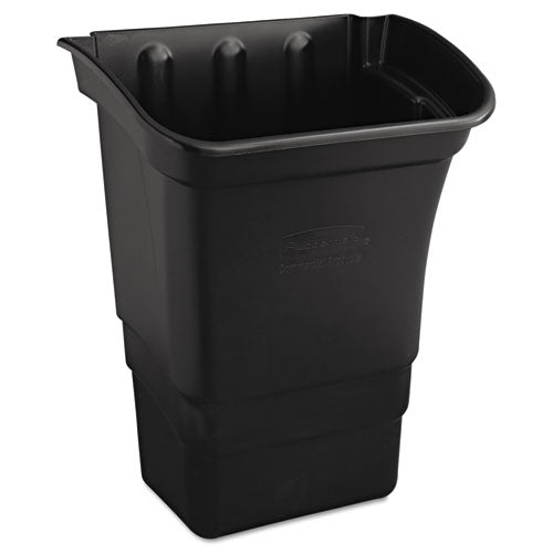 Rubbermaid® Commercial wholesale. Rubbermaid® Optional Utility Cart Refuse-utility Bin, Rectangular, 8 Gal, Black. HSD Wholesale: Janitorial Supplies, Breakroom Supplies, Office Supplies.