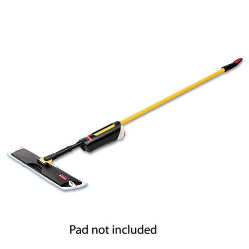 Rubbermaid® Commercial wholesale. Rubbermaid® Light Commercial Spray Mop, 18" Frame, 52" Steel Handle. HSD Wholesale: Janitorial Supplies, Breakroom Supplies, Office Supplies.