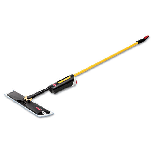 Rubbermaid® Commercial wholesale. Rubbermaid® Light Commercial Spray Mop, 18" Frame, 52" Steel Handle. HSD Wholesale: Janitorial Supplies, Breakroom Supplies, Office Supplies.
