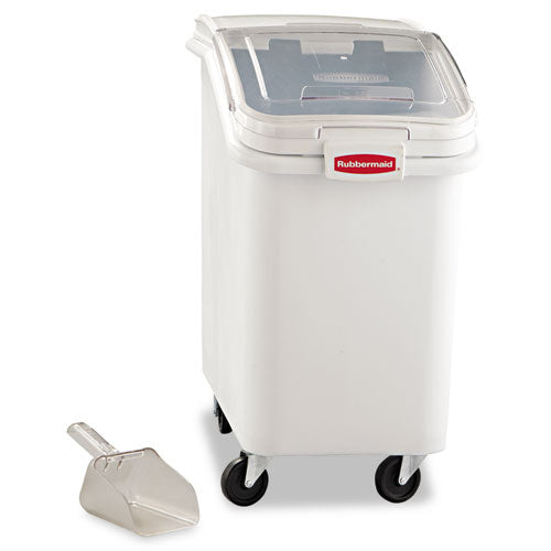 Rubbermaid® Commercial wholesale. Rubbermaid® Prosave Mobile Ingredient Bin, 26.18 Gal, 15.5 X 29.5 X 28, White. HSD Wholesale: Janitorial Supplies, Breakroom Supplies, Office Supplies.