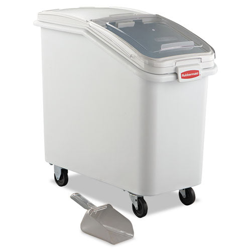 Rubbermaid® Commercial wholesale. Rubbermaid® Prosave Mobile Ingredient Bin, 26.18 Gal, 15.5 X 29.5 X 28, White. HSD Wholesale: Janitorial Supplies, Breakroom Supplies, Office Supplies.