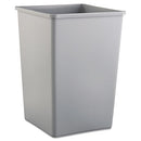 Rubbermaid® Commercial wholesale. Rubbermaid® Untouchable Square Waste Receptacle, Plastic, 35 Gal, Gray. HSD Wholesale: Janitorial Supplies, Breakroom Supplies, Office Supplies.