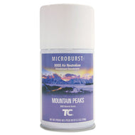 Rubbermaid® Commercial wholesale. Rubbermaid® Tc Microburst 9000 Air Freshener Refill, Mountain Peaks, 5.3 Oz Aerosol, 4-carton. HSD Wholesale: Janitorial Supplies, Breakroom Supplies, Office Supplies.