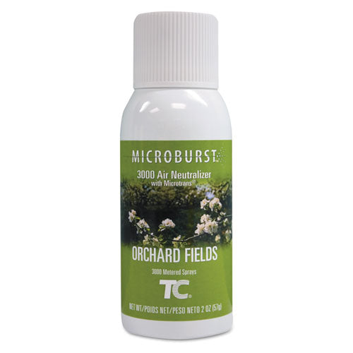 Rubbermaid® Commercial wholesale. Rubbermaid® Microburst 3000 Refill, Orchard Fields, 2 Oz Aerosol, 12-carton. HSD Wholesale: Janitorial Supplies, Breakroom Supplies, Office Supplies.