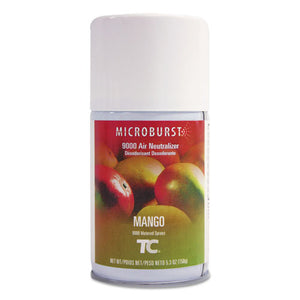 Rubbermaid® Commercial wholesale. Rubbermaid® Tc Microburst 9000 Air Freshener Refill, Mango, 5.3 Oz Aerosol, 4-carton. HSD Wholesale: Janitorial Supplies, Breakroom Supplies, Office Supplies.