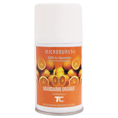 Rubbermaid® Commercial wholesale. Rubbermaid® Tc Microburst 9000 Air Freshener Refill, Mandarin Orange, 5.3 Oz Aerosol, 4-carton. HSD Wholesale: Janitorial Supplies, Breakroom Supplies, Office Supplies.