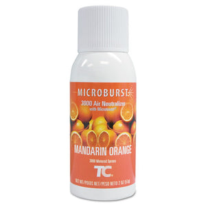 Rubbermaid® Commercial wholesale. Rubbermaid® Microburst 3000 Refill, Mandarin Orange, 2 Oz Aerosol, 12-carton. HSD Wholesale: Janitorial Supplies, Breakroom Supplies, Office Supplies.