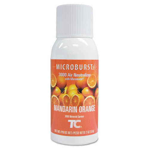 Rubbermaid® Commercial wholesale. Rubbermaid® Microburst 3000 Refill, Mandarin Orange, 2 Oz Aerosol, 12-carton. HSD Wholesale: Janitorial Supplies, Breakroom Supplies, Office Supplies.