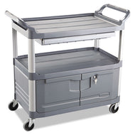 Rubbermaid® Commercial wholesale. Rubbermaid® Xtra Instrument Cart, 300-lb Capacity, Three-shelf, 20w X 40.63d X 37.8h, Gray. HSD Wholesale: Janitorial Supplies, Breakroom Supplies, Office Supplies.