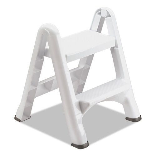 Rubbermaid® wholesale. Rubbermaid® Ez Step 2-step Folding Stool, 19.5 X 20.6 X 22.7, White, 3-carton. HSD Wholesale: Janitorial Supplies, Breakroom Supplies, Office Supplies.