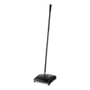 Rubbermaid® Commercial wholesale. Rubbermaid® Dual Action Sweeper, Boar-nylon Bristles, 44" Steel-plastic Handle, Black-yellow. HSD Wholesale: Janitorial Supplies, Breakroom Supplies, Office Supplies.