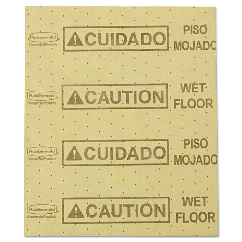 Rubbermaid® Commercial wholesale. Rubbermaid® Over-the-spill Pad, "caution Wet Floor", Yellow, 16 1-2" X 20", 22 Sheets-pad. HSD Wholesale: Janitorial Supplies, Breakroom Supplies, Office Supplies.