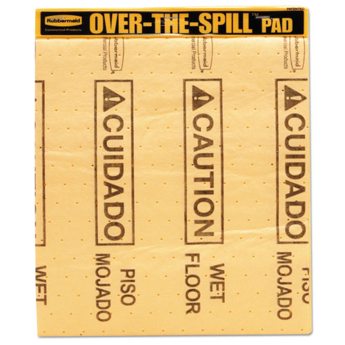 Rubbermaid® Commercial wholesale. Rubbermaid® Over-the-spill Pad Tablet With Medium Spill Pads, Yellow, 22-pack. HSD Wholesale: Janitorial Supplies, Breakroom Supplies, Office Supplies.