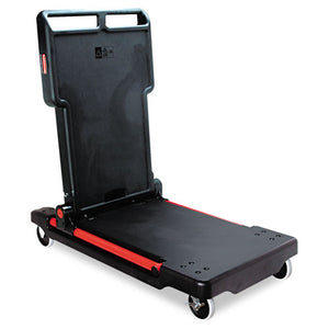 Rubbermaid® Commercial wholesale. Rubbermaid® Convertible Utility Cart, Two-shelf, 23.88w X 45.13d X 34.38h, Black. HSD Wholesale: Janitorial Supplies, Breakroom Supplies, Office Supplies.