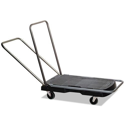 Rubbermaid® Commercial wholesale. Rubbermaid® Utility-duty Home-office Cart, 250 Lb Capacity, 20.5 X 32.5, Platform, Black. HSD Wholesale: Janitorial Supplies, Breakroom Supplies, Office Supplies.