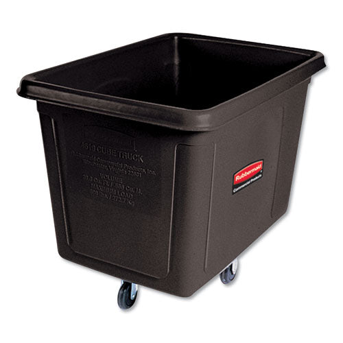 Rubbermaid® Commercial wholesale. Rubbermaid® Cube Truck, Rectangular, 600 Lb Capacity, Black. HSD Wholesale: Janitorial Supplies, Breakroom Supplies, Office Supplies.