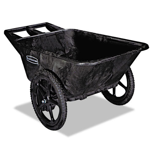 Rubbermaid® Commercial wholesale. Rubbermaid® Big Wheel Agriculture Cart, 300-lb Capacity, 32.75w X 58d X 28.25h, Black. HSD Wholesale: Janitorial Supplies, Breakroom Supplies, Office Supplies.