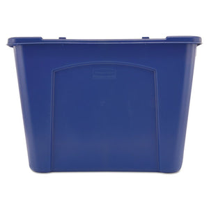 Rubbermaid® Commercial wholesale. Rubbermaid® Stacking Recycle Bin, Rectangular, Polyethylene, 14 Gal, Blue. HSD Wholesale: Janitorial Supplies, Breakroom Supplies, Office Supplies.