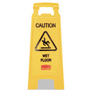 Rubbermaid® Commercial wholesale. Rubbermaid® Caution Wet Floor Floor Sign, Plastic, 11 X 12 X 25, Bright Yellow. HSD Wholesale: Janitorial Supplies, Breakroom Supplies, Office Supplies.