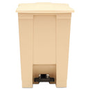 Rubbermaid® Commercial wholesale. Rubbermaid® Indoor Utility Step-on Waste Container, Square, Plastic, 12 Gal, Beige. HSD Wholesale: Janitorial Supplies, Breakroom Supplies, Office Supplies.