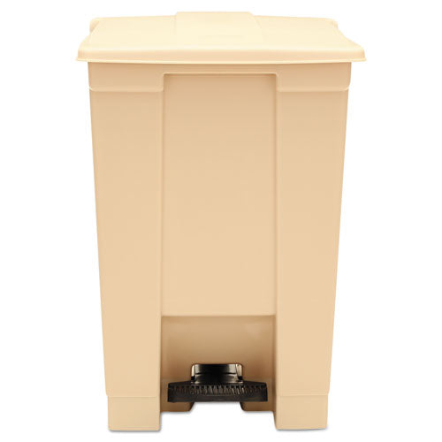 Rubbermaid® Commercial wholesale. Rubbermaid® Indoor Utility Step-on Waste Container, Square, Plastic, 12 Gal, Beige. HSD Wholesale: Janitorial Supplies, Breakroom Supplies, Office Supplies.