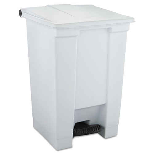 Rubbermaid® Commercial wholesale. Rubbermaid® Indoor Utility Step-on Waste Container, Square, Plastic, 12 Gal, White. HSD Wholesale: Janitorial Supplies, Breakroom Supplies, Office Supplies.