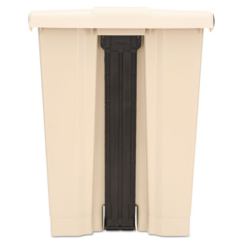 Rubbermaid® Commercial wholesale. Rubbermaid® Step-on Receptacle, Rectangular, Polyethylene, 18 Gal, Beige. HSD Wholesale: Janitorial Supplies, Breakroom Supplies, Office Supplies.
