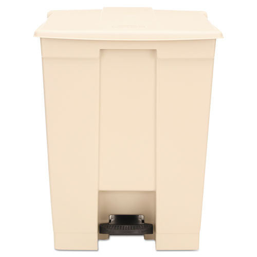 Rubbermaid® Commercial wholesale. Rubbermaid® Step-on Receptacle, Rectangular, Polyethylene, 18 Gal, Beige. HSD Wholesale: Janitorial Supplies, Breakroom Supplies, Office Supplies.