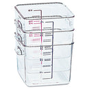 Rubbermaid® Commercial wholesale. Rubbermaid® Spacesaver Square Containers, 2 Qt, 8.8 X 8.75 X 2.7, Clear. HSD Wholesale: Janitorial Supplies, Breakroom Supplies, Office Supplies.