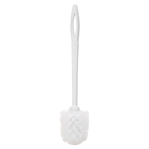 Rubbermaid® Commercial wholesale. Rubbermaid® Toilet Bowl Brush, 14 1-2", White, Plastic. HSD Wholesale: Janitorial Supplies, Breakroom Supplies, Office Supplies.