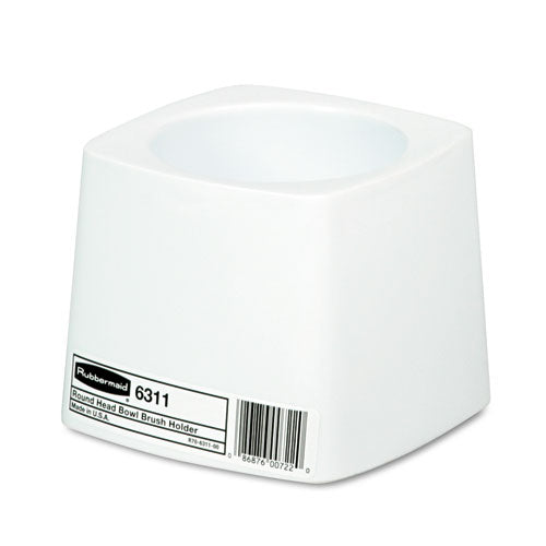 Rubbermaid® Commercial wholesale. Rubbermaid® Holder For Toilet Bowl Brush, White Plastic. HSD Wholesale: Janitorial Supplies, Breakroom Supplies, Office Supplies.
